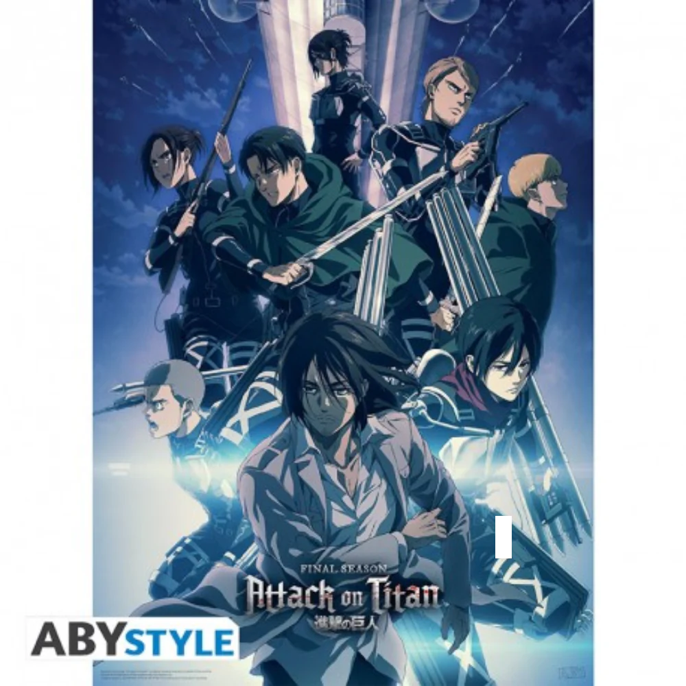 ATTACK ON TITAN - Poster "Season 4 Group Shot" (52x38)