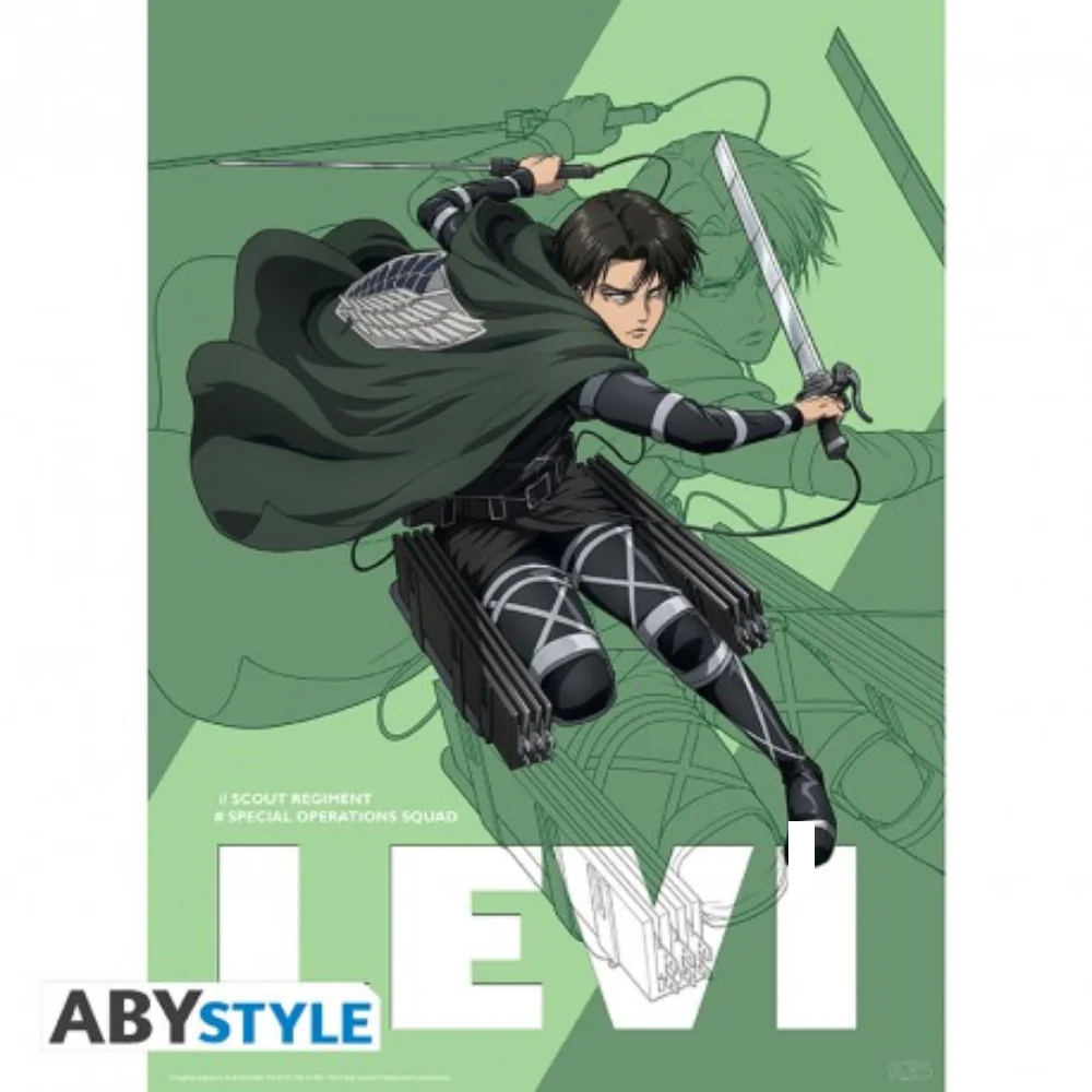 Attack On Titan Season 4 Levi Ackerman 52X38 Cm Poster by Gb Eye