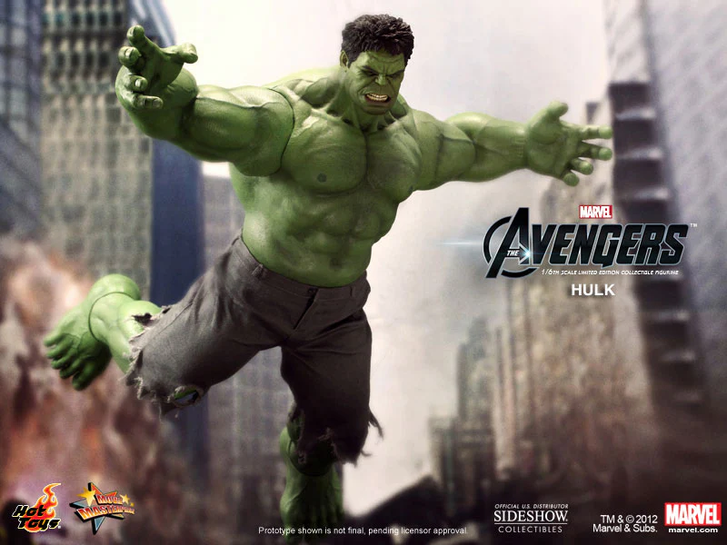 Marvel Avengers Hulk 1/6 Scale By Hot Toys - Image 4