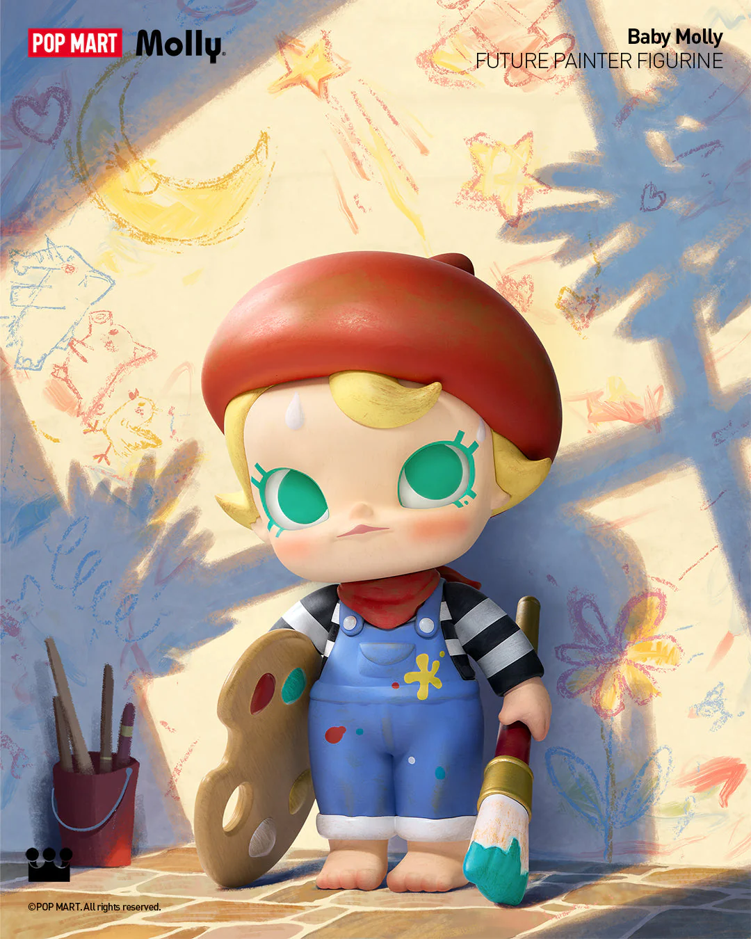 Baby Molly Future Painter Figurine By Pop Mart - Image 2