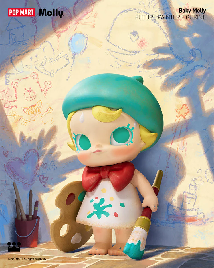 Baby Molly Future Painter Figurine By Pop Mart - Image 3