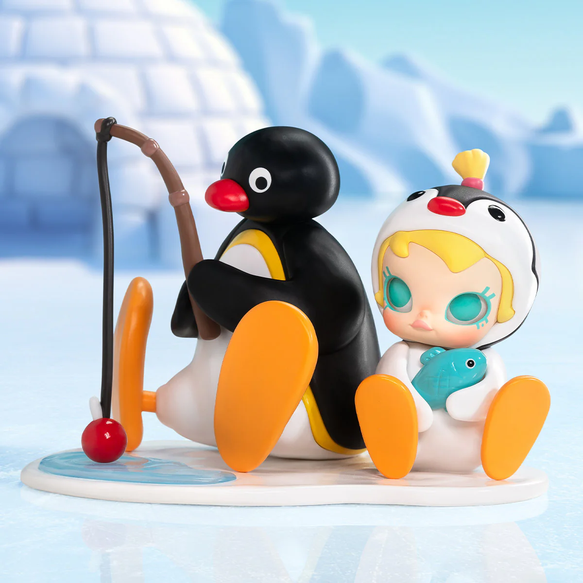 Baby Molly × Pingu Fishing Time Figure By Pop Mart - Image 2