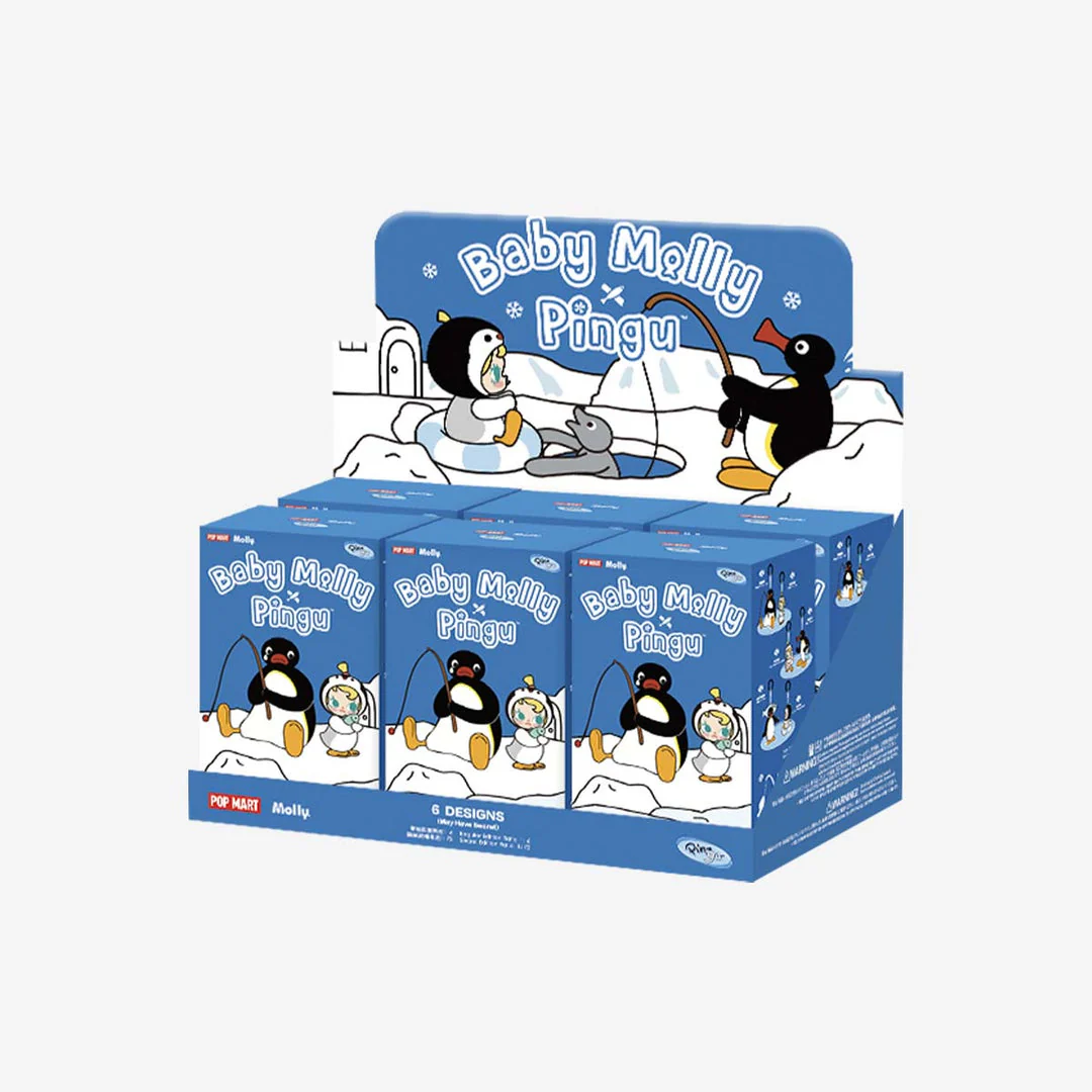 Baby  Molly Pingu Happy Fishing  Series-Vinyl  Plush Pendant Blind Box By Pop Mart - Image 3