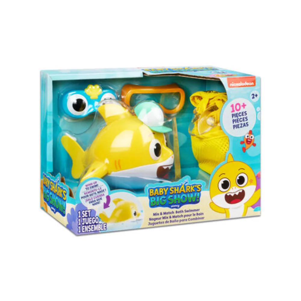 Baby Shark Mix And Match Bath Swimmer Play Set - Image 2