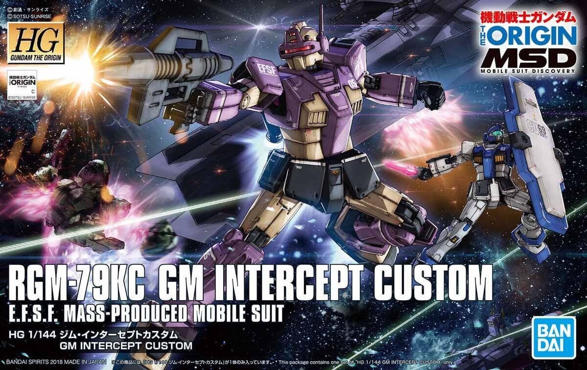 Bandai Spirits: 1/144 HG Gundam The Origin #23 GM Interceptor Custom - Image 2