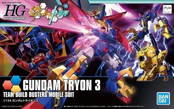 Bandai Spirits: 1/144 HGBF #38 Gundam Tryon 3 - Image 2