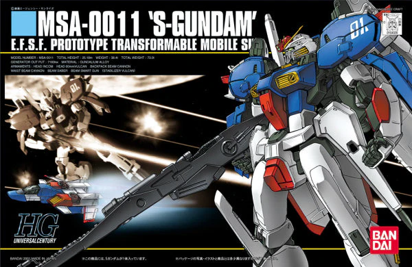 Bandai Spirits: 1/144 HGUC #023 S Gundam - Image 2