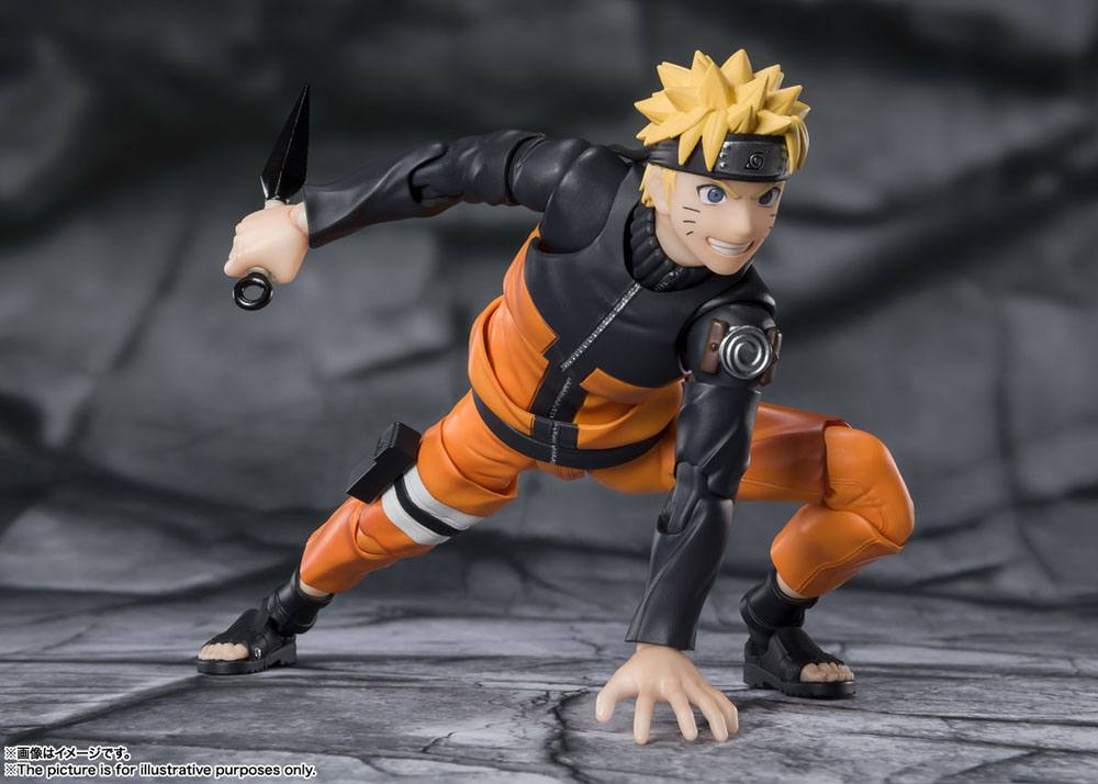 Naruto Shippuden - Naruto Uzumaki (The Jinchuuriki Entrusted With Hope) S.H.Figuarts Action Figure By Bandai Tamashii - Image 3