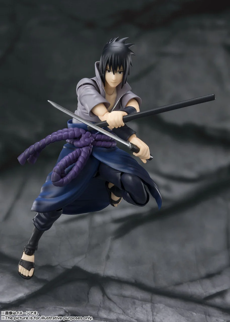 Naruto Shippuden - Sasuke Uchiha (He Who Bears All Hatred) S.H.Figuarts Action Figure By Bandai Tamashii - Image 4