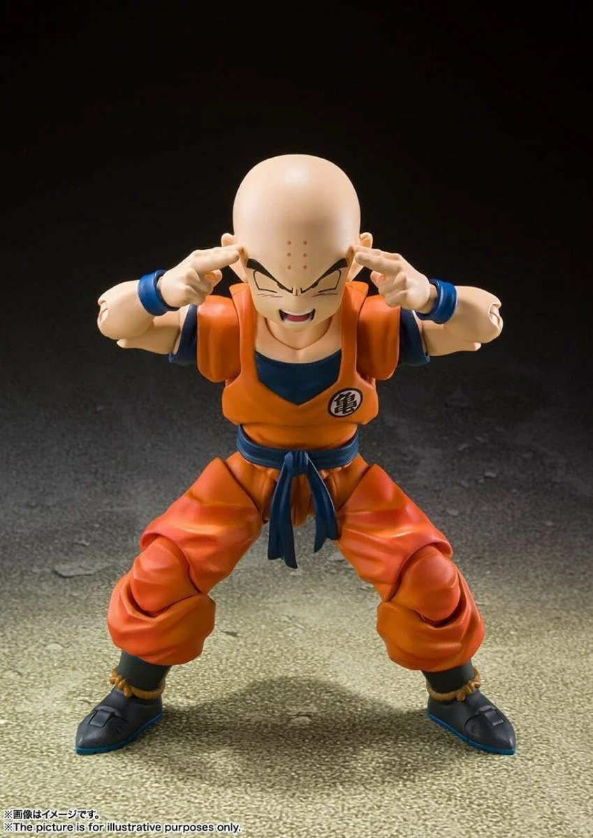 Dragon Ball Z Krillin (Earth's Strongest Man) S.H.Figuarts Action Figure by Bandai Tamashii - Image 3