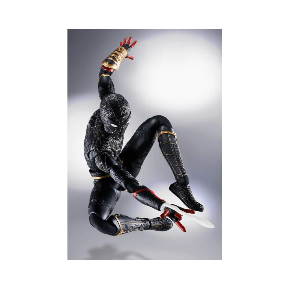 Bandai Tamashii : SH Figuarts - Spider-Man Black & Gold Suit - Image 2