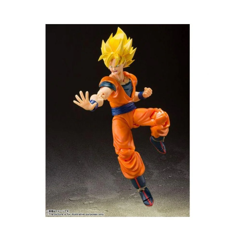 Dragon Ball Z Super Saiyan Full Power Son Goku 1/12 Scale Action Figure by Bandai Tamashii - Image 3
