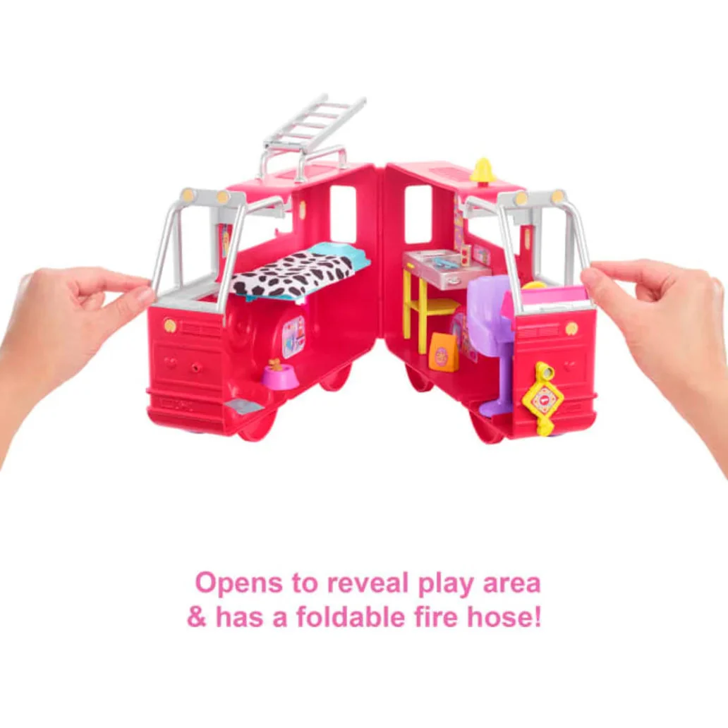 Barbie Chelsea Fire Truck Play Set by Mattel - Image 4
