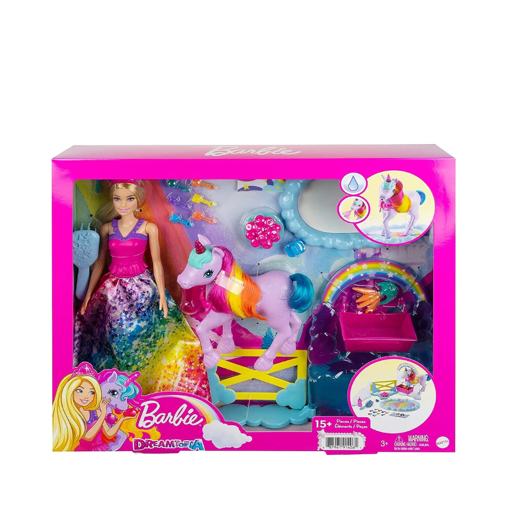 Barbie Dreamtopia Feature Pet Nurturing Playset