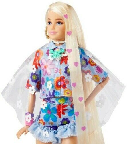 Barbie Extra Doll Flower Power by Mattel - Image 3