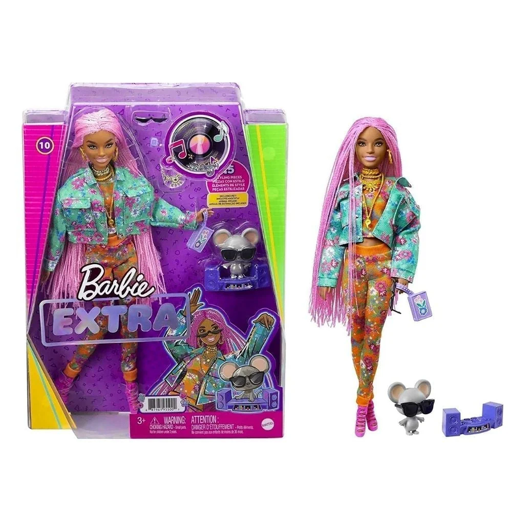 Barbie® Extra Doll - Pink Braids - Image 2