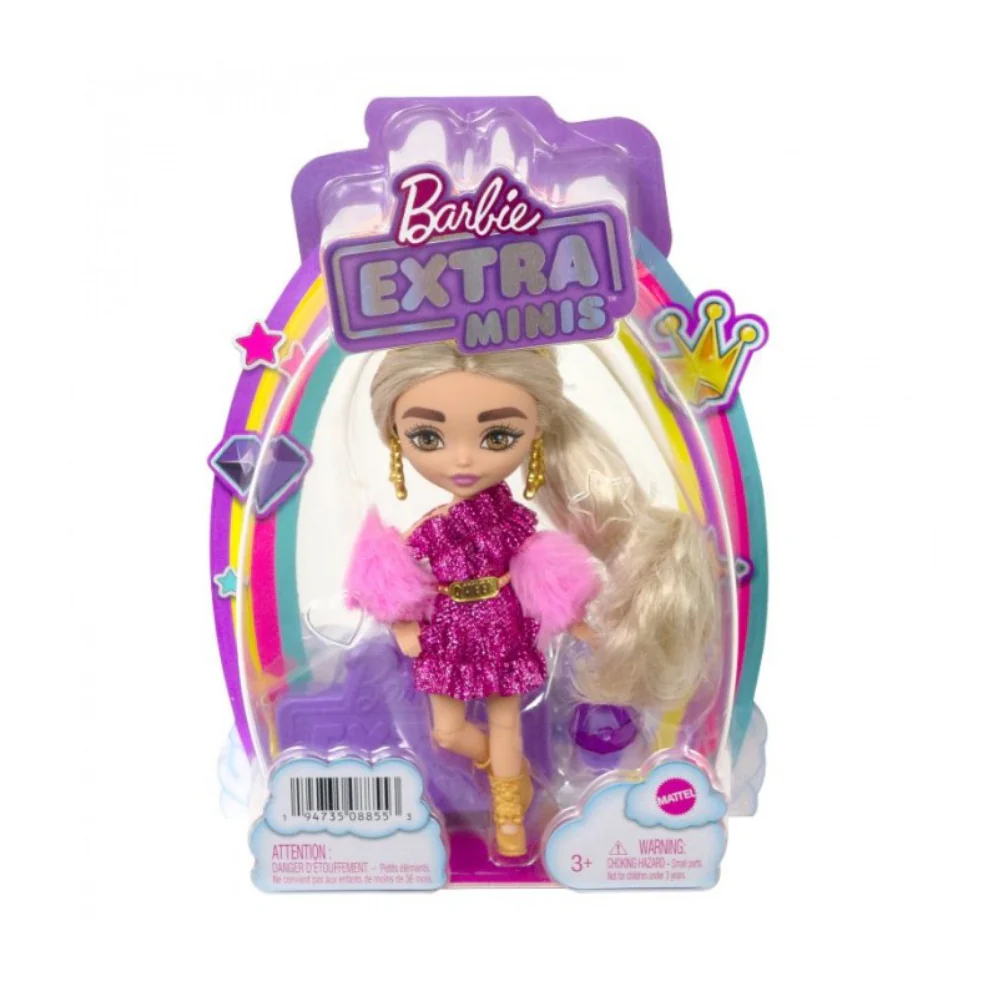 Barbie Extra Minis Doll - Gold Crown