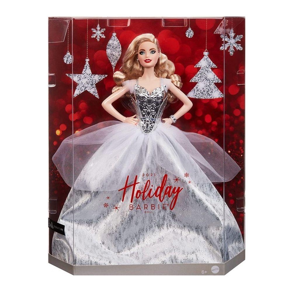 Barbie® Holiday Doll - Wavy Blonde Hair