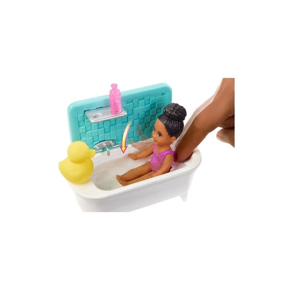 Barbie Skipper Babysitters - Doll and Playset - Bath Time - Image 2