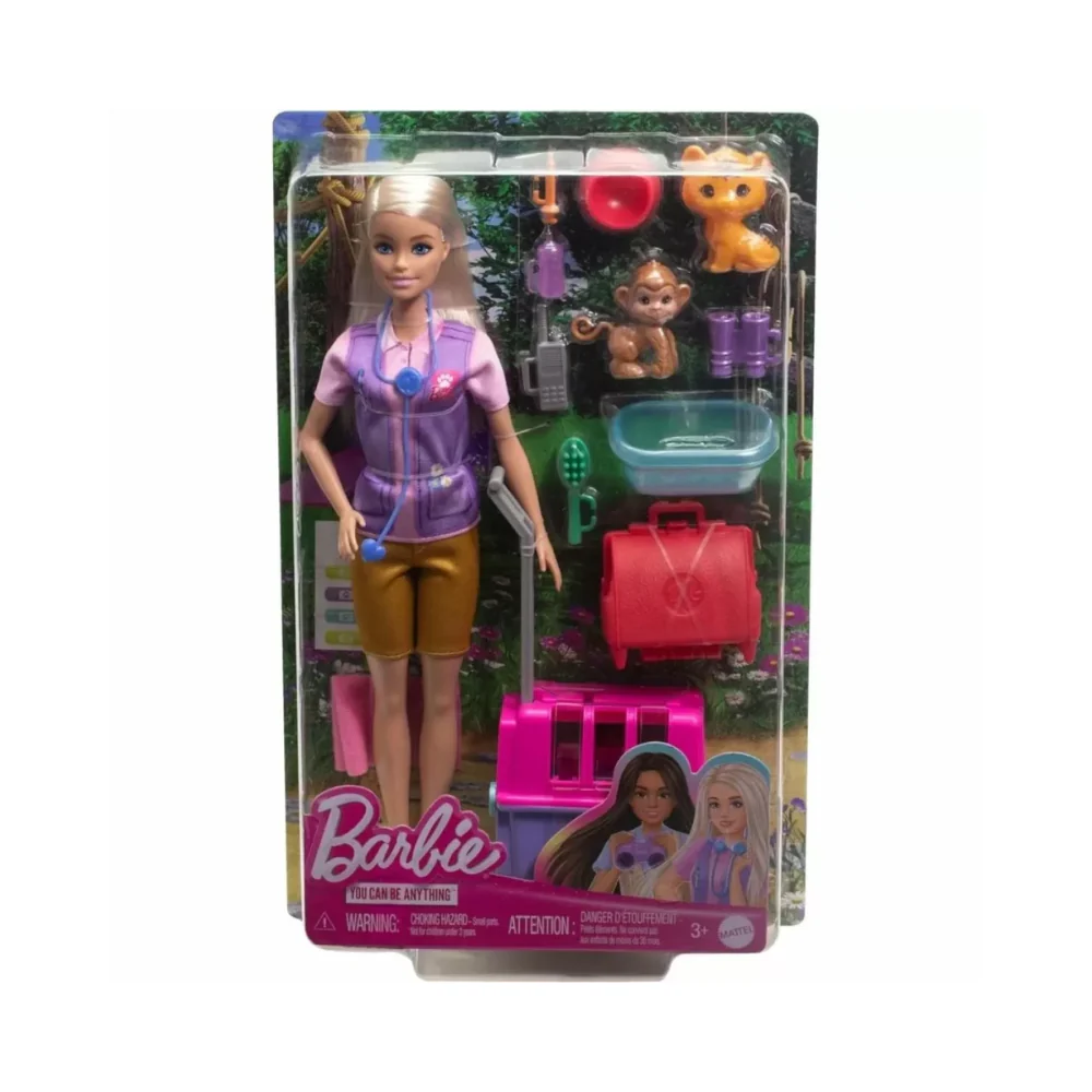 Barbie Animal Rescue & Recover Playset By Mattel