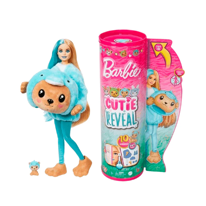 Barbie Barbie Cutie Reveal Costume Cuties Series - Teddy Dolphin Toys by Mattel