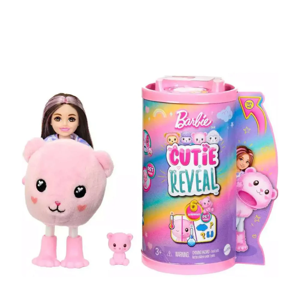 Barbie Chelsea Cutie Reveal Chelsea Cozy Cute Tees Series - Teddy
