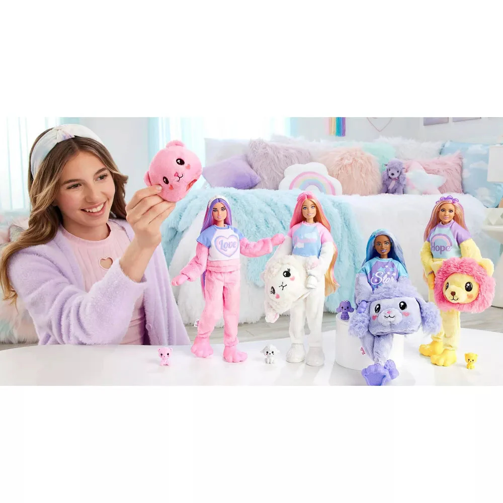 Barbie Cutie Reveal Barbie Cozy Cute Tees Series - Lion - Image 4