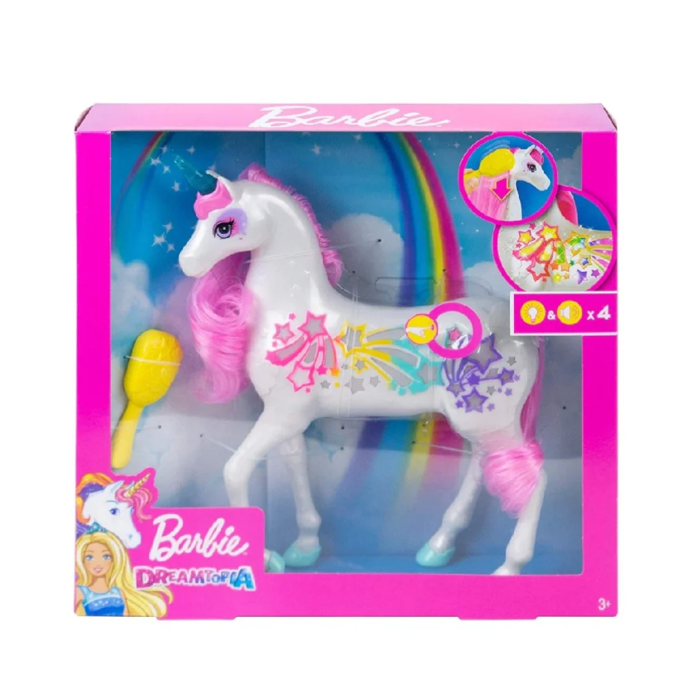 Barbie Dreamtopia Brush 'N Sparkle Unicorn by Mattel