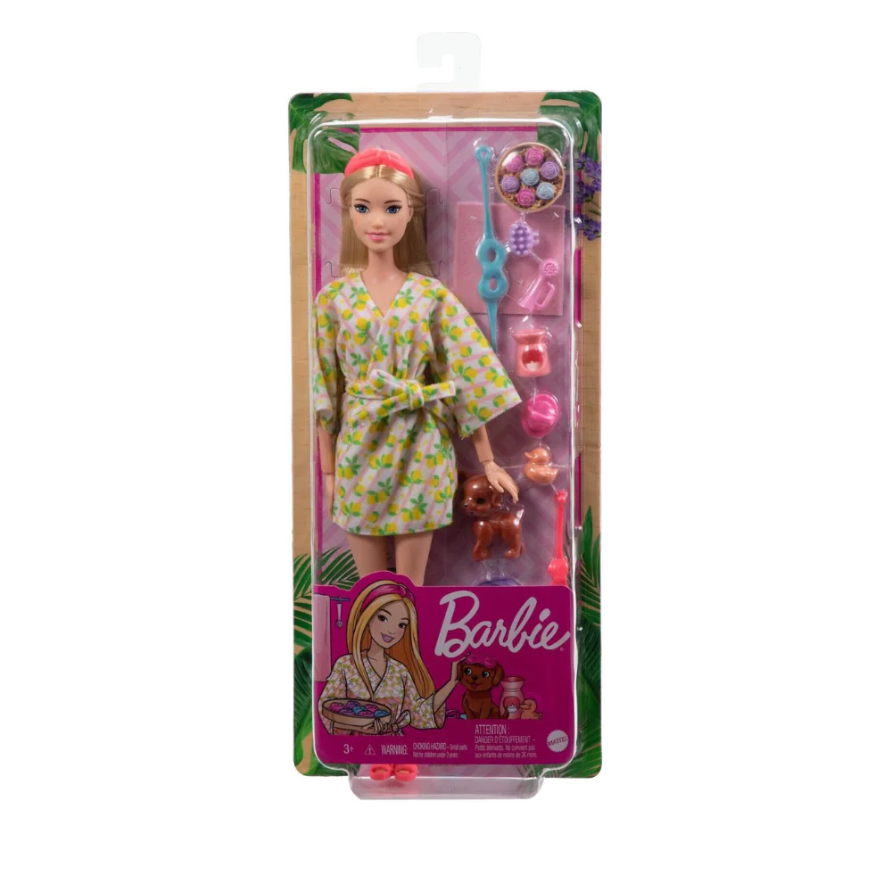 Barbie Wellness Doll - Spa Day By Mattel