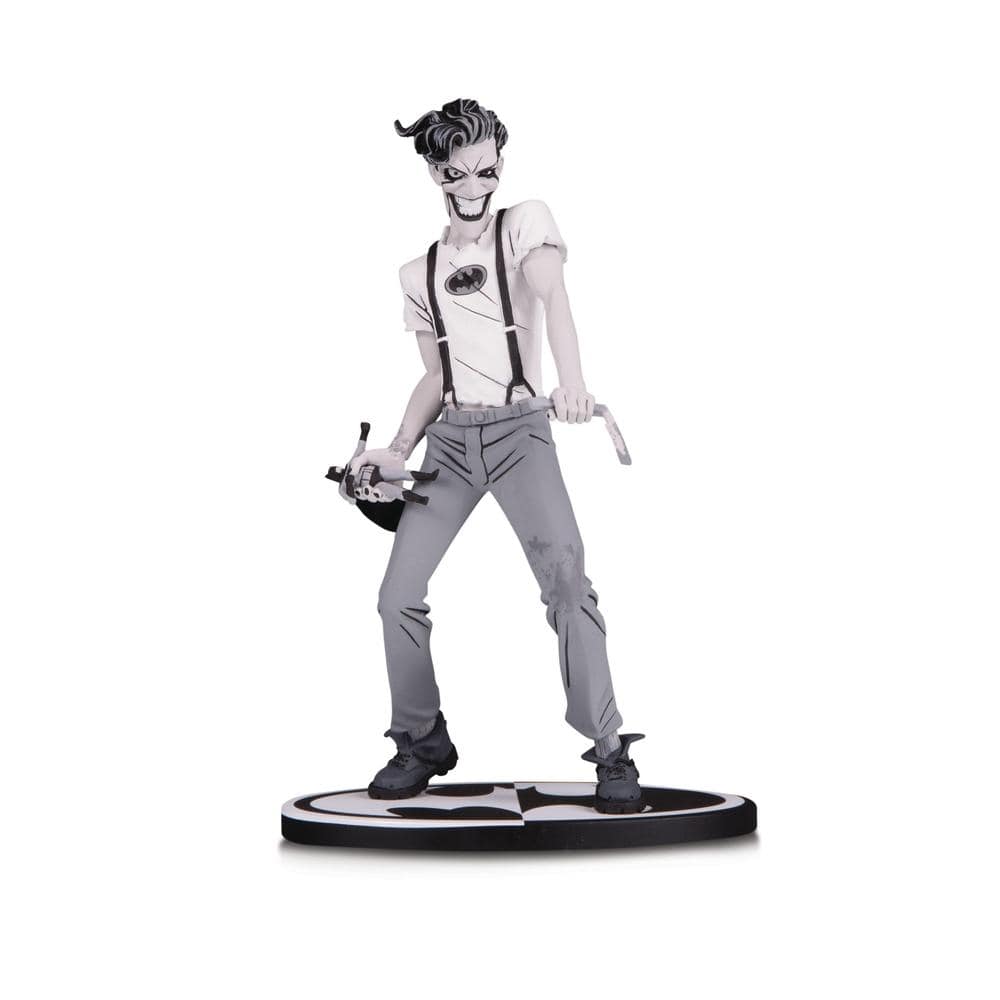 Batman Black & White Statue White Knight Joker by Murphy