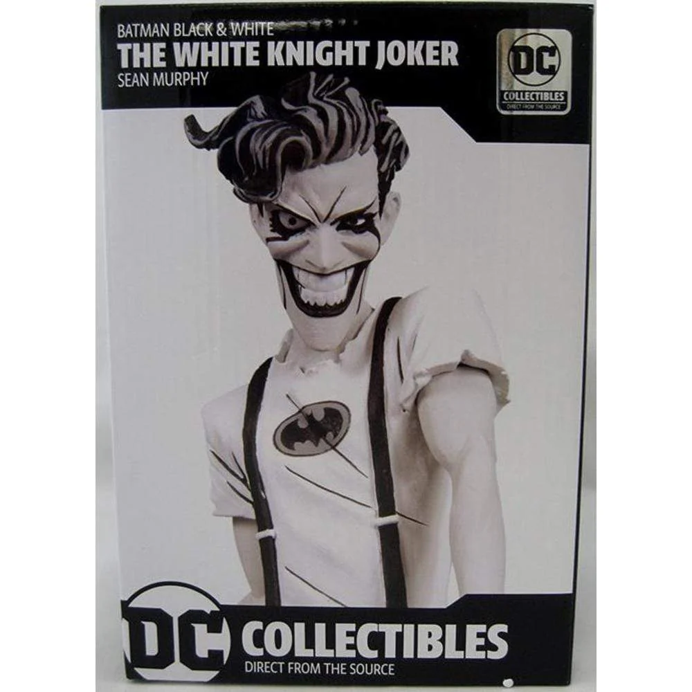 Batman Black & White Statue White Knight Joker by Murphy - Image 2