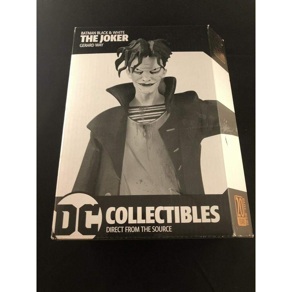 BATMAN BLACK & WHITE THE JOKER STATUE BY GERARD WAY - Image 2