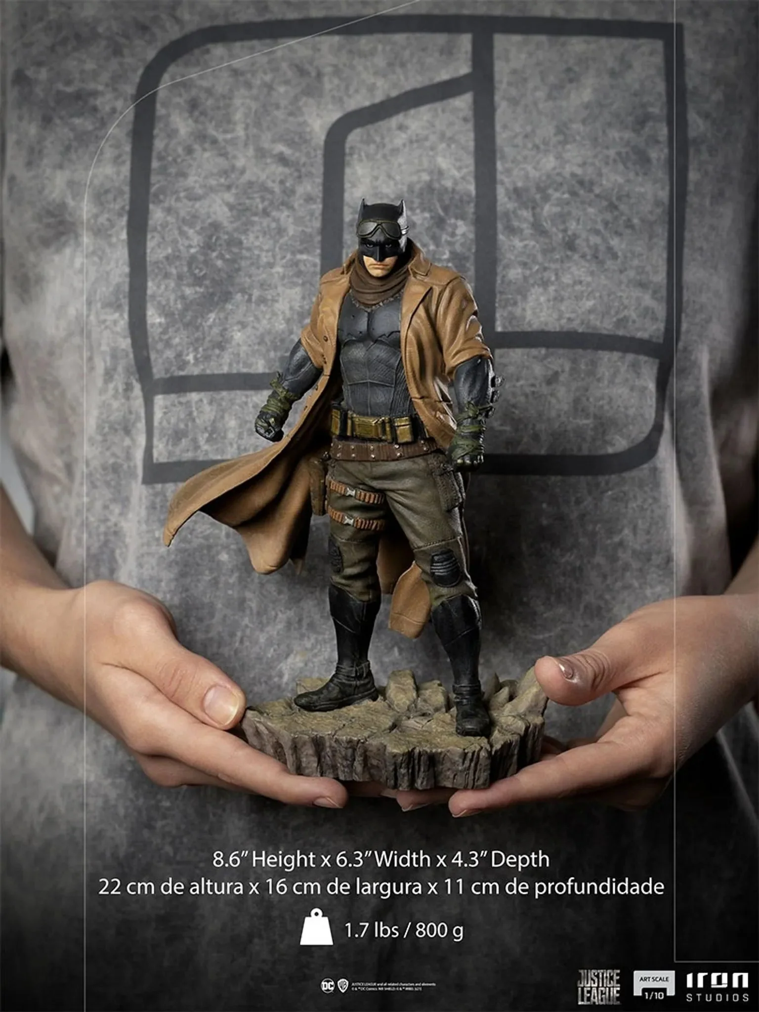Zacksnyder`s Justice League Batman Knightmare 1/10 Art Scale Statue by Iron Studios - Image 2