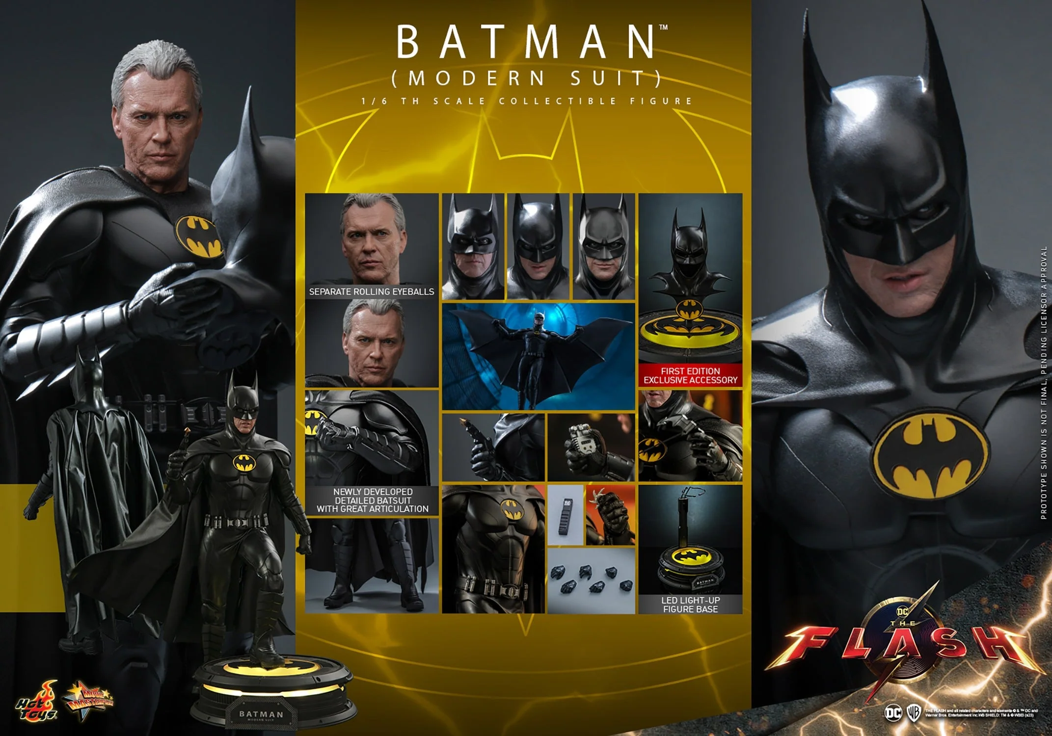 Batman Modern Suit Sixth Scale Action Figure By Hot Toys - Image 14