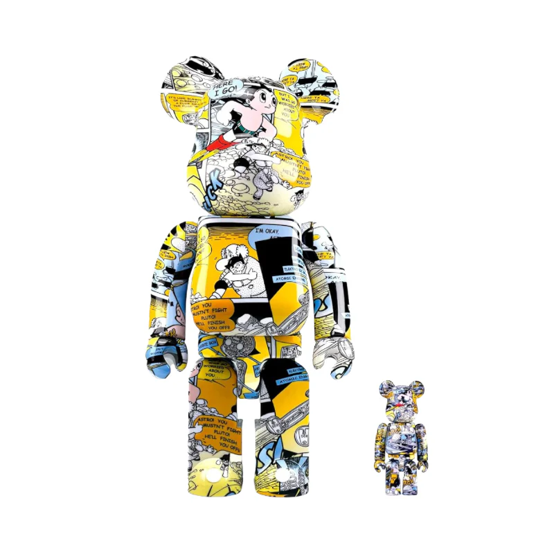 Be@R brick Astro Boy Colour 100% & 400% Bearbrick By Hung Hing Toys