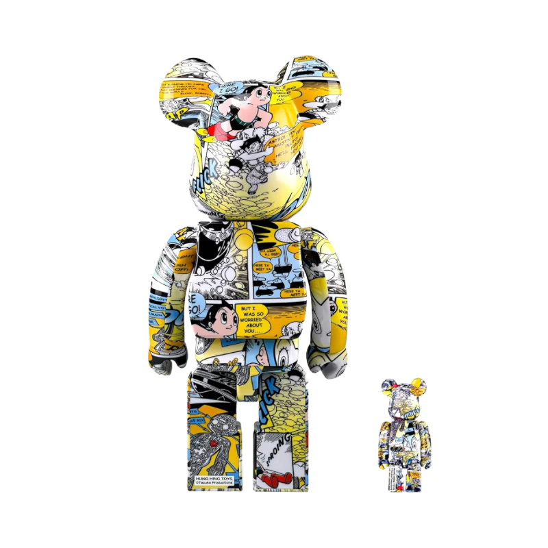 Be@R brick Astro Boy Colour 100% & 400% Bearbrick By Hung Hing Toys - Image 2