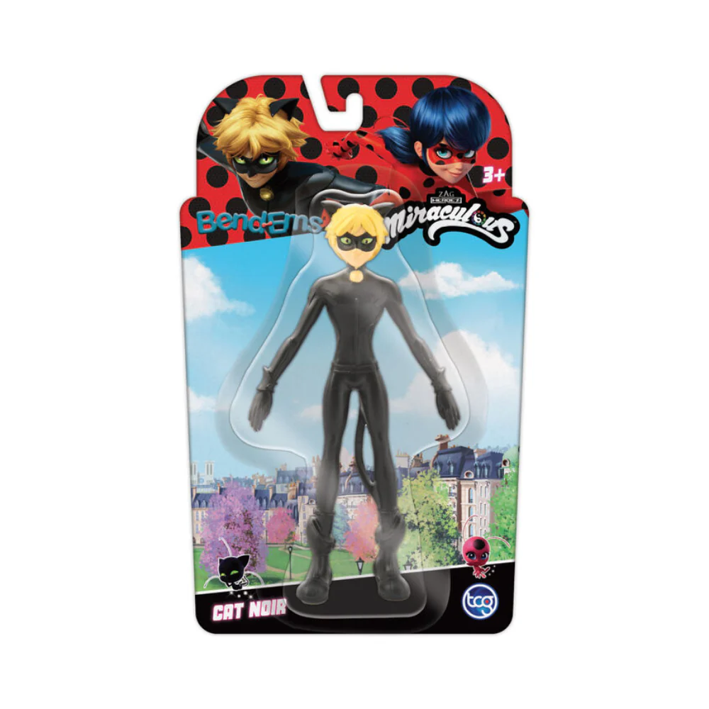 Bend-Ems Miraculous Bendable Cat Noir Toy