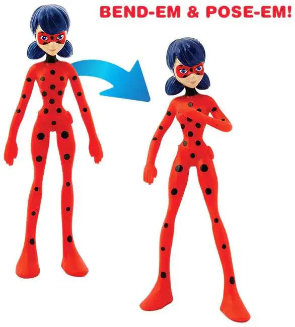 Bend-Ems Miraculous Bendable Lady Bug Toy - Image 2