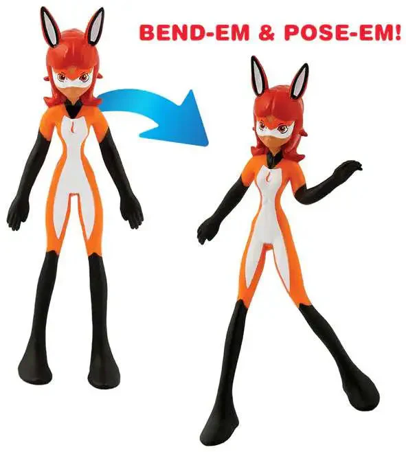 Bend-Ems Miraculous Bendable Rena Rouge Toy - Image 2