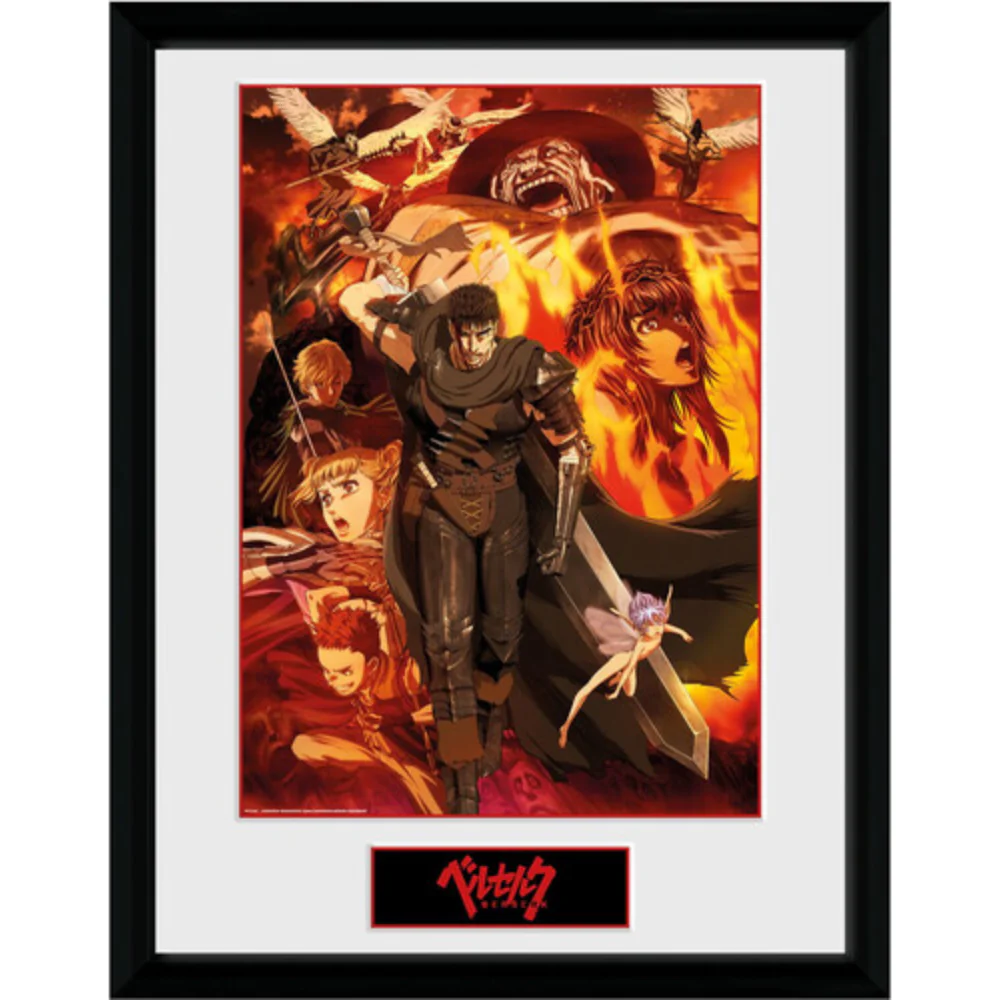 Berserk - Collage Framed Print (12 X 16)