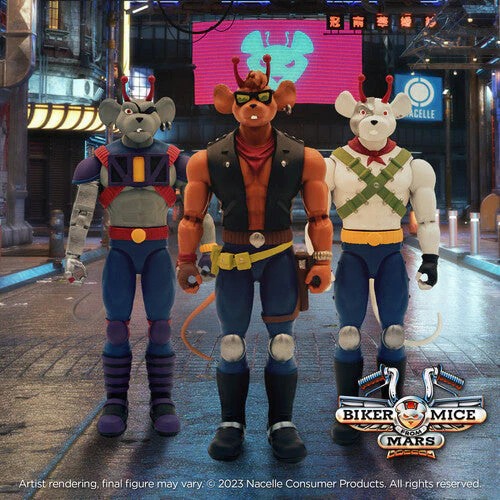 Biker Mice Throt Action Figures By Nacelle - Image 4
