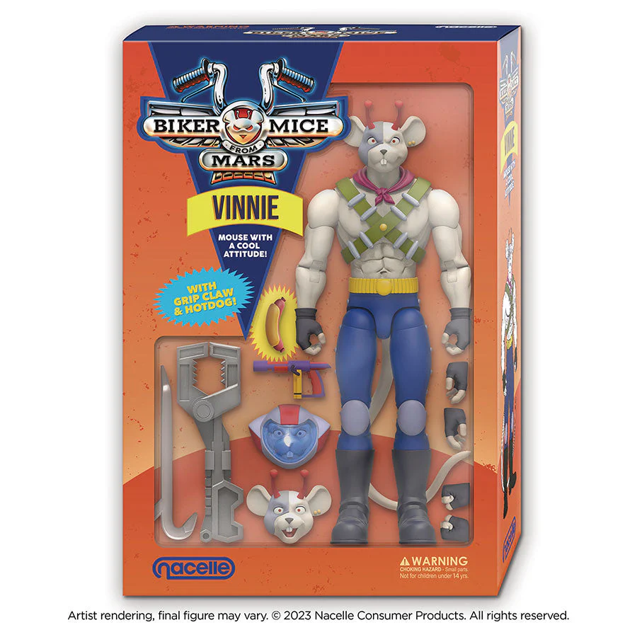 Biker Mice Vinnie Action Figures By Nacelle - Image 2