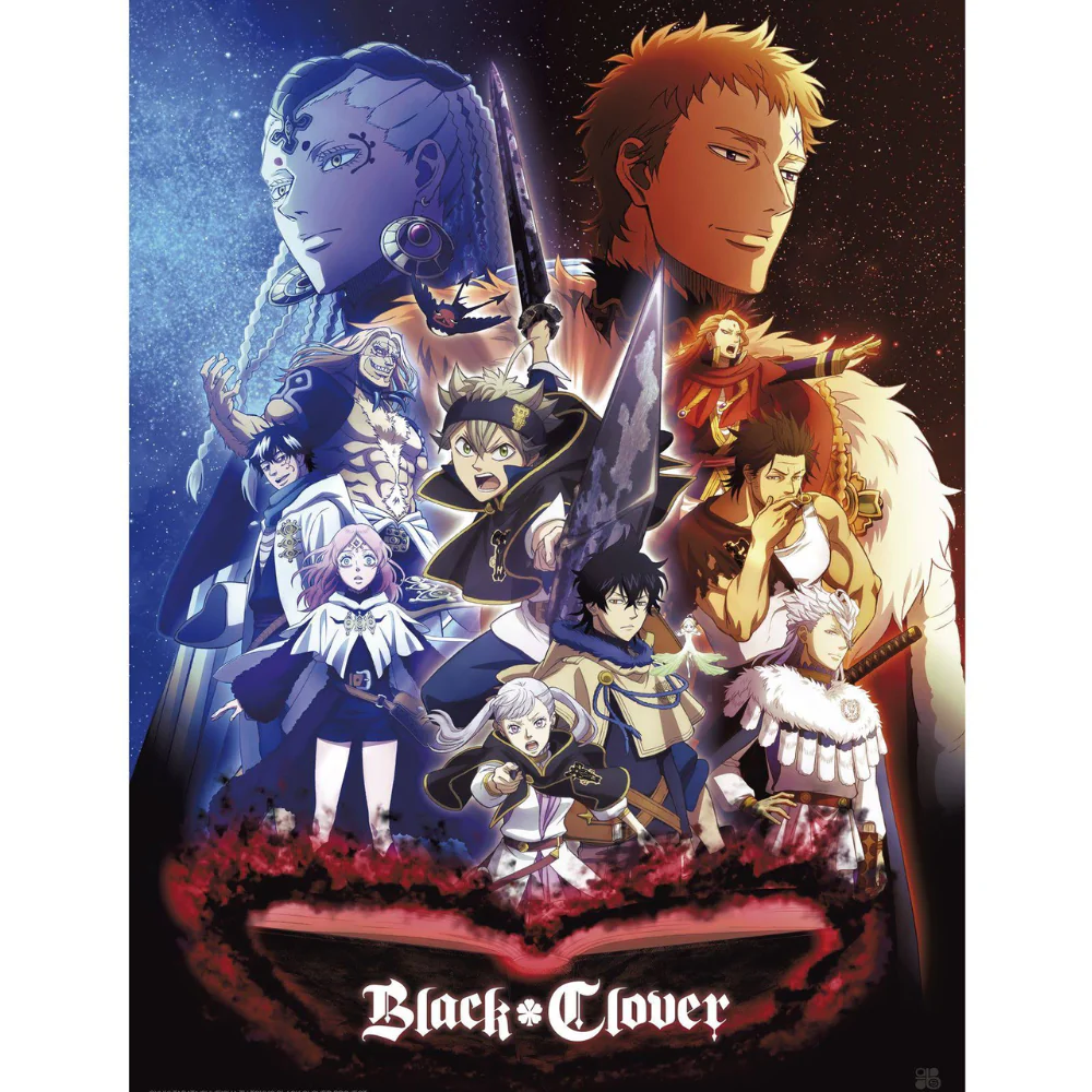 Black Clover Characters Group 52X38 Cm Poster by Abysse