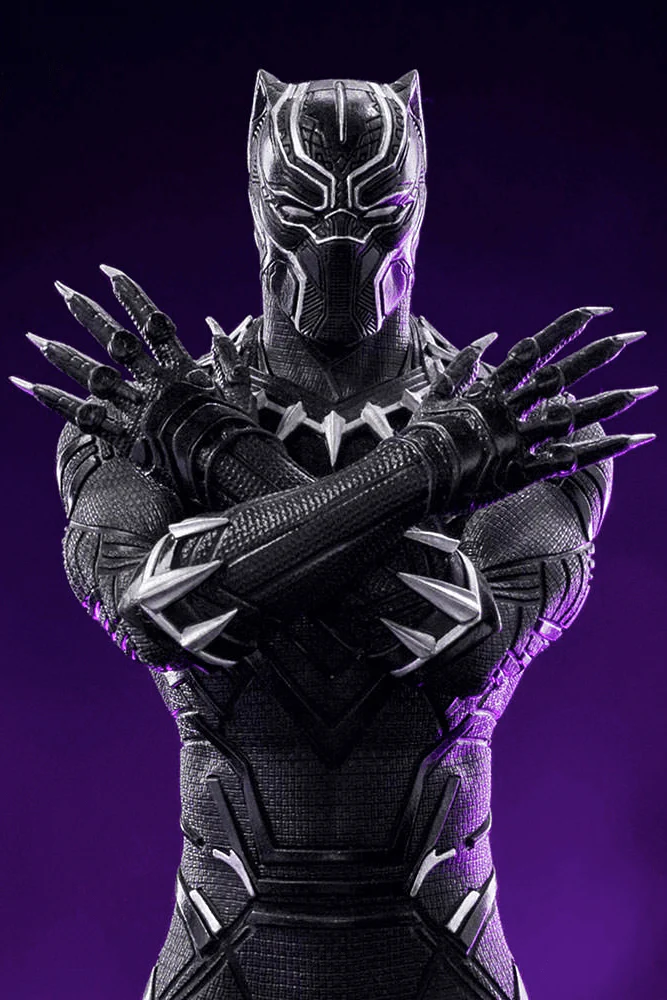 The Infinity Saga - Black Panther (Deluxe) Art Scale 1/10 Statue By Iron Studios - Image 2