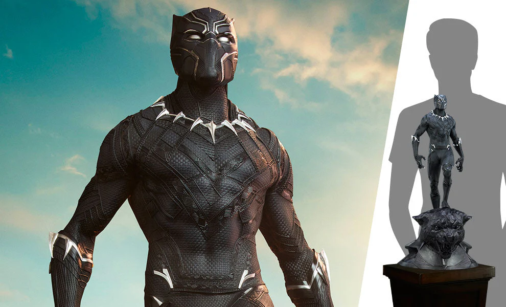 Black Panther Premium Format 1/4 Scale Statue by Sideshow Collectibles - Image 2