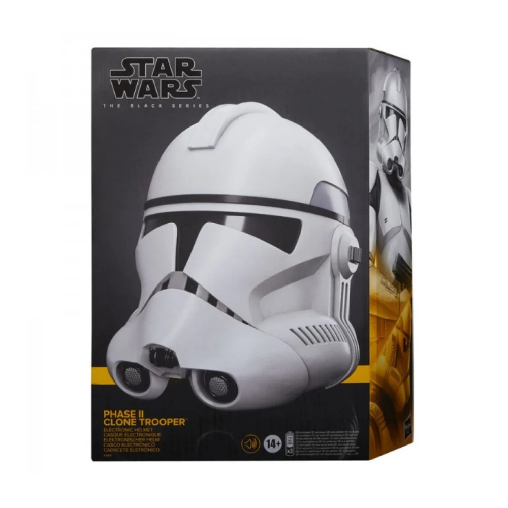 Star Wars Episode III: Revenge of the Sith - Phase II Clone Trooper Helmet Black Series 1:1 Scale Life-Size Electronic Prop Replica