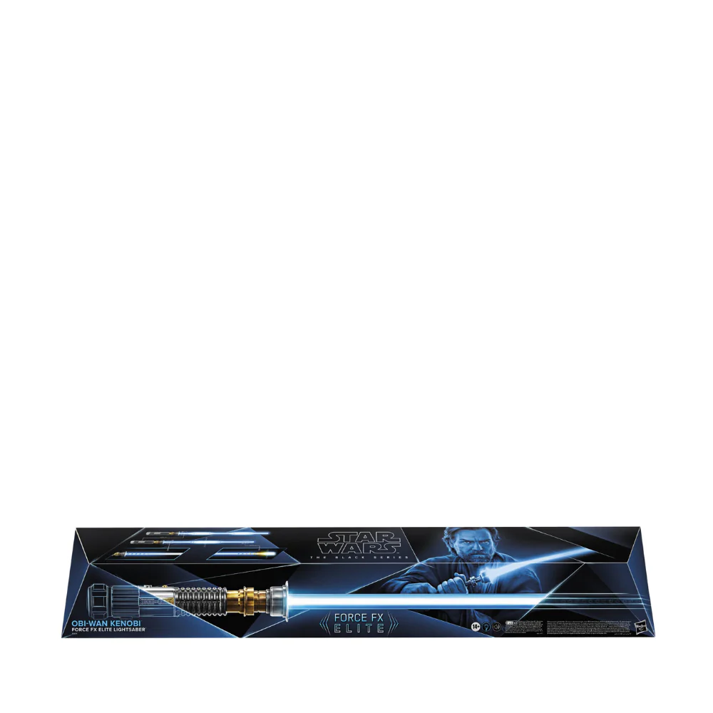 Star Wars The Black Series Elite Obi-Wan Kenobi Force FX Lightsaber Prop Replica - Image 2