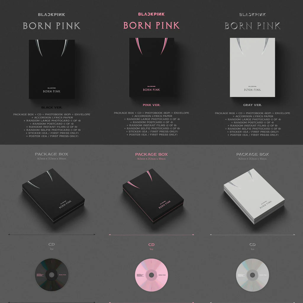 BLACKPINK - BORN PINK - K-Pop CD with Photobook, Selfie Phot - Image 2