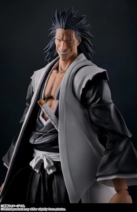 Bleach Kenpachi Zarak S.H. Figuarts Action Figure by Bandai Tamashii - Image 4