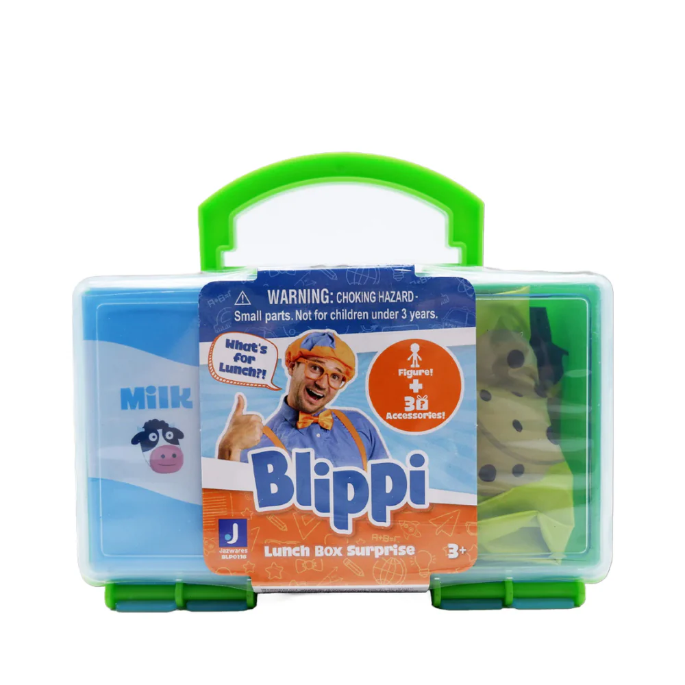 Blippi Deluxe Blind Figure Lunch Box - Green